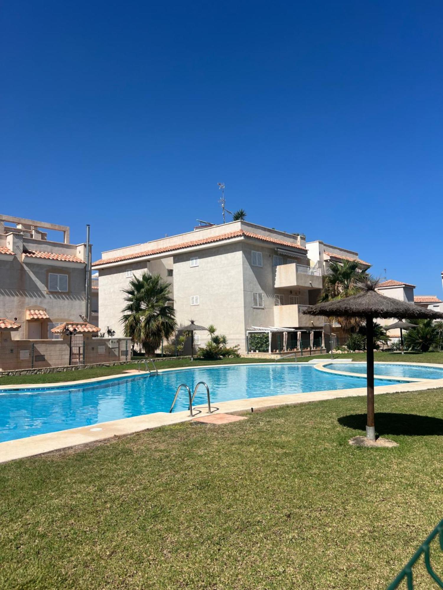 Piso Con Ac, Piscina Y Pista De Padel Y Tenis En Águilas Екстериор снимка